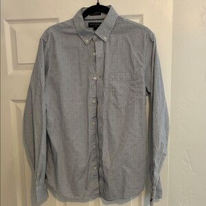 Banana Republic Men's Blue Gingham Shirt